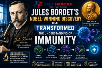 Jules Bordet explaining the complement system and the foundations of modern immunology.