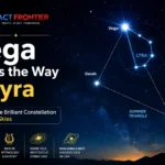 Map showing the Summer Triangle with Vega, Deneb, and Altair in the August night sky