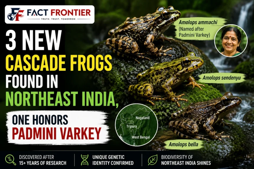 New cascade frog species discovered in Northeast India