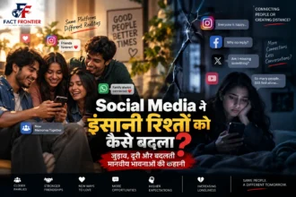 Impact of social media on relationships - person holding smartphone