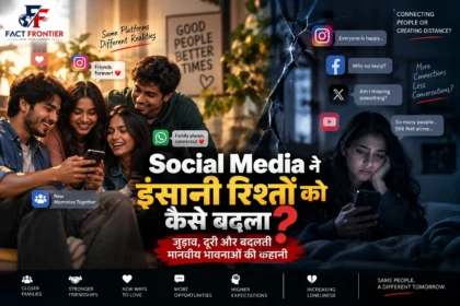 Impact of social media on relationships - person holding smartphone